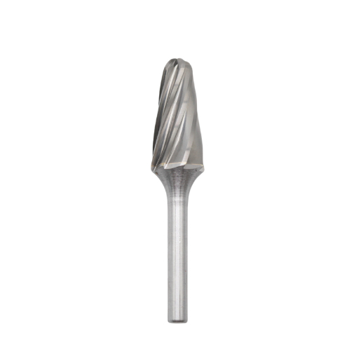 China Flute Type F Tree Radius End Tungsten Carbide Burr 16mm*25mm Aluminum Cut Die Grinder Deburring Bits factory