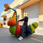 Amusement Park Ride on Dinosaur Electric Scooter for Shopping Mall