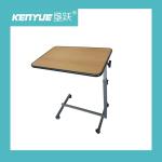 Hospital manual flip dining table panel wood grain color PB material