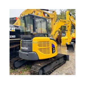 China 5.5 Ton Yellow Paint Original Color Used Komatsu Pc 55 Excavator Second Hand factory