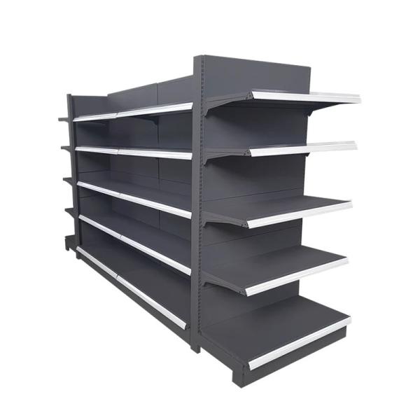 Factory Wholesale Commercial Super Shelves Supermarket Metallic Rack Customizabl