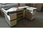 Stainless And Cold Rolled Steel Shop Checkout Counter Baking Paint Finish