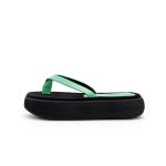 Customized BSCI Womens Thick Sole Slippers EVA Shoes With Rubber Bottoms