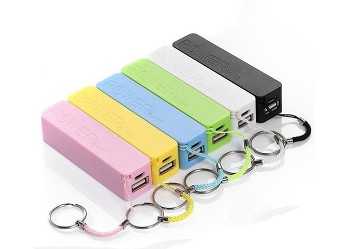 2600mah Perfume Size Plastic Power Bank With Short Circuit Protection