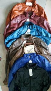 China 983 Men's pu fashion jacket coat stock factory