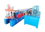 Galvanized Steel Metal 50hz Door Frame Roll Forming Machine With Cr12 Cutting