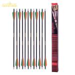 Hunting Arrows Id .300" ,7.62mm 18/20/22" 0.001" Straightness 3K Cross Woven