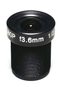China 3.6mm 1080P M12 Lens, high resolution camera lens factory