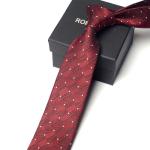 Average Size Tie Custom Striped Fashion Classic 100% Polyester Woven Men's
