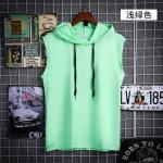 Fashion Sleeveless Casual Hoodies Outdoor Gym Tank Tops For Man