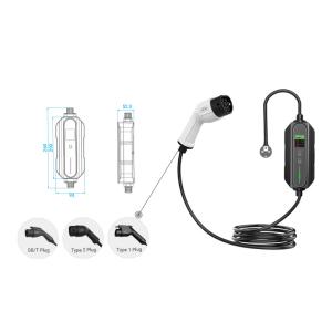 China Type 2 IEC 62752 EVSE Home Station EV Portable Charger 16A 3.6KW For Electric Car factory