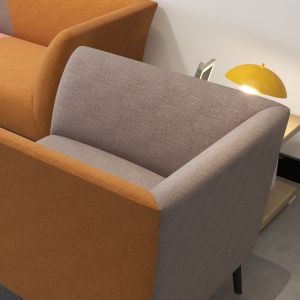 Support customization Finely Stitched Sofa With Sturdy Metal Legs And Features A