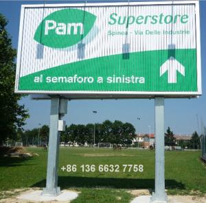 China street advertising billboard! Rotating Prisma Trivision Sign Board factory