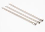 Antirust Security Stainless Steel Wire Cable Ties SS304 Ball Self Locking