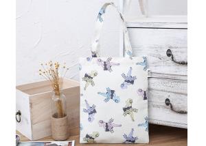 China Standard Size Personalised Shopping Bags Canvas , Cotton Canvas Bag Large Capacity factory