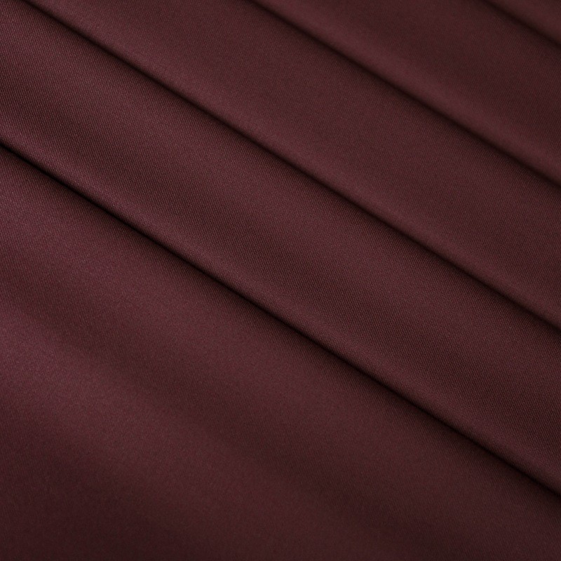 Polyester Viscose TR Fabric 280gsm Satin 4/1 With Soft Hand Feel