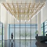 E12/E14 Bulbs Hotel Lobby Chandelier Metal Modern Chandelier