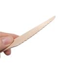 OEM Nontoxic Biodegradable Wooden Cutlery , Compostable Wooden Disposable
