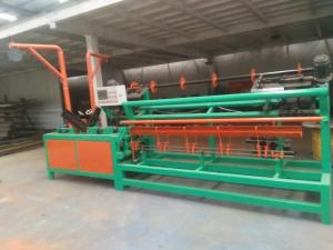 China Highway Chain Link Fence Machine 140m2/h 2.8T twisted and knuckled sides factory