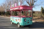 Customizable round corner cartoon shape food cart for your specific needs
