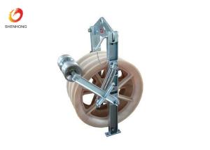 China Grounding Roller Stringing Cable Pulley Block For Overhead Line Tranmission factory