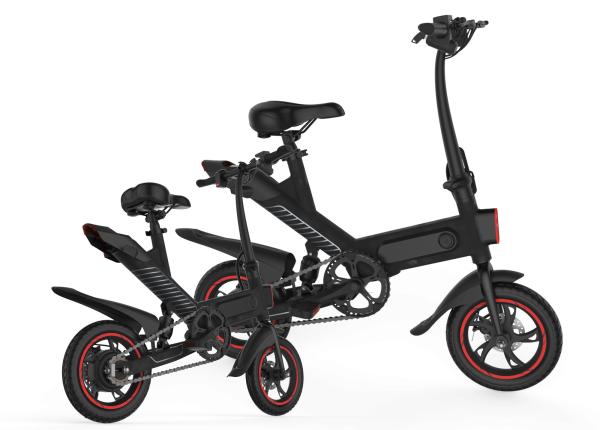 Aluminium Alloy Adult Folding Electric Bike Mechanical Disc Brake 100 * 45 *