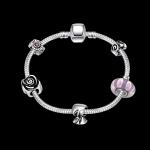 SJ Best Gift!!! Wholesale Top Quality Cheap Magnet Buckle Glaze Bead Steel Rope