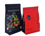 Coffee Packaging Standup Box bag zipper bag with flat bottom Valve