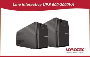 China Auto sense battery ware 600VA / 360W Line Interactive UPS with GB to Workstations factory