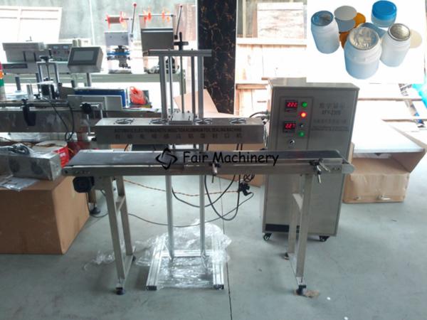 50B/Min 1.8KW Screw Capper Machine , SS316 Automatic Aluminum Foil Sealing