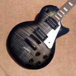 New style high quality LP standard joeperry electric guitar, Transparent black