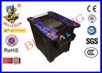 Purple Multi Game Arcade Cocktail Table 2 Side 2 Player Support DIY Sticker