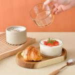 Vintage Eco Desserts Wooden Serving Tray Wood Breakfast Plates With 3 Slots
