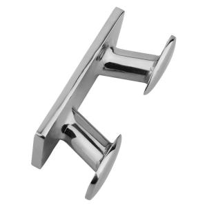 China 316 Stainless Steel Mirror Polished Boat Bollard Marine Mooring Cleat for Boat Docking factory