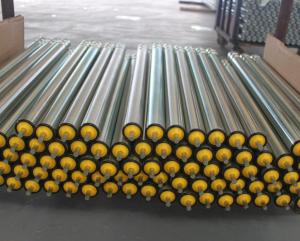 China Sprocket Drive Support 25mm Steel Gravity Roller Replacement factory