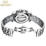 Luminous Mens Mechanical Watches Customized Mechanical Wrist Watch