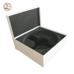 White Square Jewelry Paper Gift Box , Antique Marble Jewelry Box