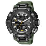 Acrylic Mirror Digital Sports Watch 50 Meters Waterproof Chronograph Wrist Watch