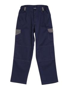 China 230 GSM 65% Polyester 35% Cotton Unisex Dark Blue Twill 2/1 Pants Pocket Cover Casual Work Clothes factory