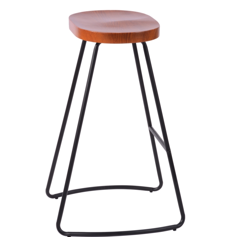 High Stool Easy Assembly 5mins for Modern Nordic Style Home Steel Tall Simple Bar