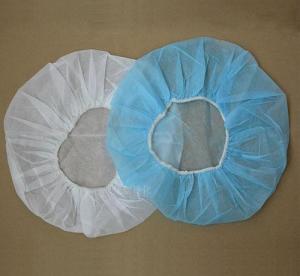 China Breathable Anti Dust Disposable Hair Cover , Non Woven Disposable Bouffant Caps factory