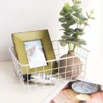 Small Stainless Steel Wire Mesh Basket Galvanized 14cm*20cm*30cm