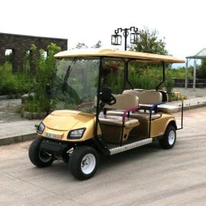 China 6 Persons 4000w Electric Golf Carts 6V 180AH X 8 Maintenance Free Off Road Golf Carts factory