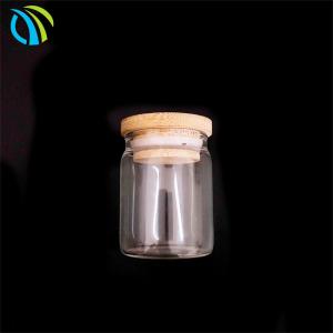 China Glass 33oz 6.6'' Round Bamboo Lid Storage Containers For Kitchen ODM factory