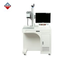 China 3-axis fixed-point cabinet type carbon dioxide laser marking machine factory