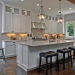 950mm 2.2M White Gloss Shaker Solid Wood Kitchen Cabinets Doors European Design
