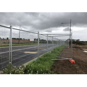 Galvanized Welded Mesh Filled Steel Temporary Fence For Sports Events