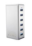 50 Walt 2.4A 6 Port USB Charger , Multi Way USB Charger For IPhone / IPad