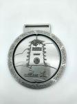 OEM Zinc Alloy Medal , Ribbon Custom Half Marathon Medals 75mm Size