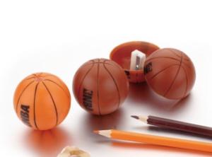 China basketball shape kids basketball pencil sharpener factory